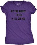 Crazy Dog T-shirts Womens My Two Mo