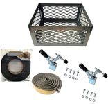 Total Control Offset Smoker Mod Kit for Oklahoma Joe's, and Most Other Offset Smokers!!! Includes Gaskets, Lid Latches and Charcoal Basket!!! (for Oklahoma Joe's Longhorn)