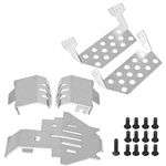 RC Chassis Protector, 5 Pcs Chassis Armor, Chassis Armor Protection Plate to Protect Your RC Car from Scratch and Abrasion, Suitable for 4 82056-4 RC Car