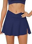 Aleumdr Women Swimming Shorts Skirt