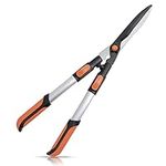 Colwelt Extendable Hedge Shears, Lightweight Telescopic Manual Hedge Clippers with Extendable Aluminum Handles, Adjustable Hedge Garden Shears for Boxwood(Lightweight for Ladies, Old Gardeners)