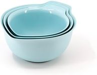 KitchenAid - Mixing Bowls, 3-Piece Nesting Mixing Bowl Set with Non-Slip Bases and Pour Spouts (Mineral Water)