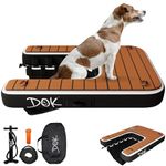 DOK Dog-DOK Mini Inflatable Dock Platform: Safe & Easy Water Access for Dogs Up to 30 lbs; Floating Non-Slip EVA Foam with Dog Boat Ramp for Pool, Dock, & Lake | Military Grade & High Visibility