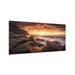 Bilderwelten Glass Splashback - Cape Solander - Landscape 1:2, Backsplash Cooker Splashback Protector Panel Decorative Splashback Panel, Dimension HxW: 59cm x 120cm