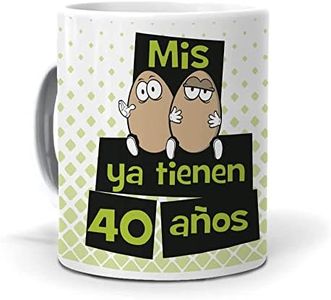 mundohuevo Taza Mis huevos ya tienen 40 años version