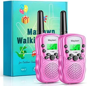 Kids Walkie Talkies Ninos Under 14 Years Old Girl and Boy Gifts Toys 22 Channels 2 Pack Children's Walkie Talkie Set Outdoor Adventures Hiking Camping Gear Games for Girls and Boys