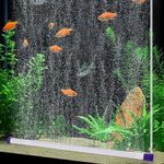 hygger Fish Tank Air Bubbler, Air Stones for Fish Tanks Quiet High Dissolved Oxygen Diffuser Aquarium Bubbles Air Stone with Air Tubing for Freshwater Saltwater (55cm)