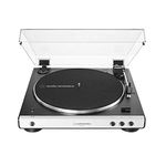 Audio-Technica AT-LP60XBT-WH Fully Automatic Bluetooth Belt-Drive Stereo Turntable, White