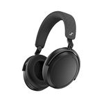 Sennheiser MOMENTUM 4 Wireless Headphones, Bluetooth for Crystal-Clear Calls w/ Adaptive Noise Cancellation, 60h Battery Life, Customizable Sound & Lightweight Folding Design, Black