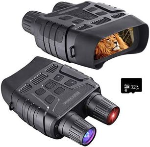 Prismáticos de Visión Nocturna, los Binoculares de Caza por Infrarrojos Digitales con Pantalla de Visualización Grande Pueden Tomar Imágenes y Videos HD con una Tarjeta de Memoria de 32G