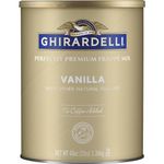 Ghirardelli Vanilla Frappé Mix, 3lb Can