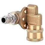 High Pressure Pivoting Coupler High Pressure 5 Levels Adjustable Nozzle 1/4'' Quick Connect Coupler Washer