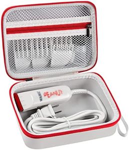 Case Compatible with Wahl Professional Peanut Hair and Beard Clipper Trimmer #8655 8685 8663 8331 08655-3901. Hair Clipper Organizer Holder for Attachment Comb,Oil,Blade Guard (Box Only)-White