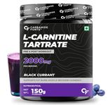 Carbamide Forte L Carnitine L Tartrate 2000mg Powder for Pre & Post Workout - Blackcurrant Flavour - 150g