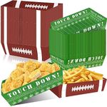 Football Party Decorations Football Party Supplies-50Pcs Football Party Favors Football Paper Food Tray Football Disposable Serving Boats for Football Birthday Party Superbowl Party Decorations