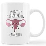 Funny Hysterectomy Mug Cup,Monthly 