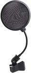 On-Stage ASVS4-B 4" Microphone Pop Filter with Clothes-Pin Style Clip