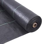 4FT x 100FT Landscape Fabric Weed Barrier Fabric Heavy Duty,Landscaping Fabric,Geotextile Fabric,Garden Weed Blocker fabric,Black Plastic for Garden Ground Cover Weed Control Driveway Fabric