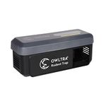 OWLTRA OW-7 in-/Outdoor Electric Rodent Trap, Instant Kill Mouse & Rat Zapper with Waterproof Cover, Sound & Light Alarm, and Batteries or USB Power Source, Waterproof Grade IPX4, Black