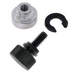 Amazicha Black Seat Quick Stainless Steel Mount Bolt with Nut Kit Compatible for Harley Sportster Dyna Touring 1996-2024