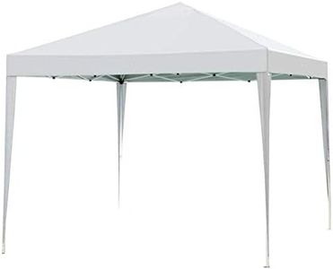 Impact Canopy 10' x 10' Canopy Tent Gazebo with Dressed Legs, White