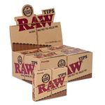 Raw Natural Unrefined Pre-Rolled Filter Tips Full Box Of 20 (21 Per Box)