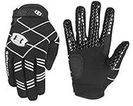 Seibertron B-A-R PRO 2.0 Signature Baseball/Softball Batting Gloves Super Grip Finger Fit For Youth Black S