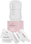 The Baby’s Brew 3.0 Portable Bottle Warmer Adapter Set in Pink, Breastmilk, Formula & Water Warmer, Smart Sensor Technology, Leak-Proof, Travel-Friendly, BPA-Free, | Single Warmer with 4 Adapters