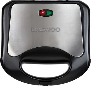 Daewoo Compact Sandwich Maker 750W – Non-Stick Toastie Press with Dual Indicator Lights