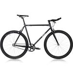 Quella Nero Black (54cm) fixie fixed gear single speed commuter bicycle