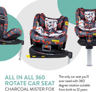 Cosatto Rotate 360 Car Seat – Charcoal