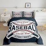 Manfei Baseball Comforter Set Full 