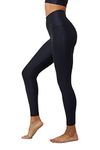 TLC Sport Extra Strong Compression Curve Running Leggings with Tummy Control Black 2X