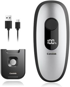 Canslab IRON Rechargeable Electric Can Opener: Wall-Mountable Easy Storage, Smart Auto Stop & LED Battery Track, Hands-Free Operation, Side Cut Smooth Edge, Stainless Steel Professional-Grade Blade