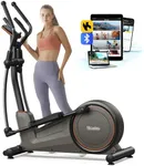 Niceday Elliptical Machine, Elliptical Exercise Machine for Home Use with Hyper-Quiet Magnetic Driving System,18IN Stride, 16 Resistance Levels, 400LBS Loading Capacity, App Supported