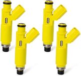 FANHAY 4 PCS Flow Matched Fuel Injectors 23250-28050 23250-0H010 2325028050 23250-28020 for Toyota RAV4 2001-2003