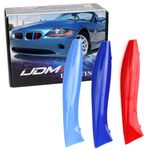 iJDMTOY Exact Fit///M-Colored Grille Insert Decoration Trims Compatible with 2002-2008 BMW E85 E86 Z4 w/ 9 Beam Kidney Grill