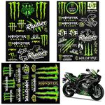 3pcs Motorcycle Stickers, Mountain Bike Stickers Motorbike Stickers Racing Stickers Helmet Stickers Cool Stickers for Skateboard Laptop Scooter Bicycle Helmet