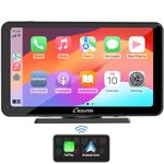 CARPURIDE W701 Compatible with Carplay Android Auto, 7" Touchscreen Car Radio Multimedia Player Bluetooth Audio and Hands Free Calling, Siri Assistant, Mirror Link, Dash/Windshield Mounted