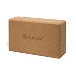 Gaiam 05-52292 Cork Yoga Brick