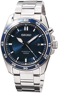 Seiko Reloj Analógico para Hombre de Kinetico con Correa en Acero Inoxidable SKA783P1