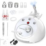 At-home Microdermabrasion Machine, UNOISETION 2 in 1 Dermabrasion Facial Machine for Exfoliation & Blackhead Removal, Diamond Micro Dermabrasion for Skin Care, Beauty Gifts for Women, White