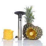 CAZINA Stainless Steel Pineapple Cutter and Fruit Peeler Corer Slicer Kitchen Knife, Pineapple Peeler and Cutter, Pineapple Slicer, Fruit Cutter, Fruit Cutter Slicer