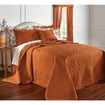 BrylaneHome Florence Bedspread (Spice,King)