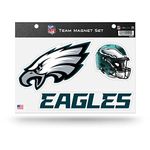 Rico Industries NFL Philadelphia Eagles Team Magnet Set 8.5" x 11" - Home Décor - Regrigerator, Office, Kitchen