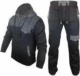 Premier Mens Tracksuit Set Fleece Hoodie Top Bottoms Jogging Joggers Regular (Medium)