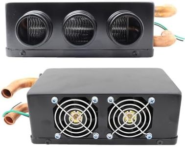 Car Truck Fan Header, Baceyong Diesel Parking Heater With Mounting Accessories Compact Air Heater 12 V 50 W in Winter 3 Universal Ports