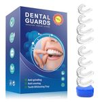 Ninnyi 8PCS Teeth Grinding Night Guard for Adults, Reusable Mouthguard for Sleeping 2 Sizes with Storage Box