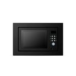 Cookology IMOG25LBK Integrated Built In Microwave Oven and Grill 25 Litre Capacity with Auto Defrost, Child Lock and 8 Auto Programs - In Black