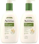 Aveeno Daily Moisturising Body Lotion for Sensitive Skin 500 ml, Pack of 2 - Nourishing Oats Formula for Long-Lasting Hydration and Gentle Skin Care